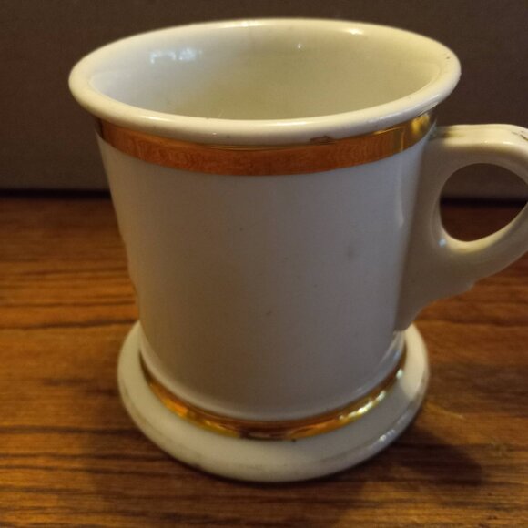 Vintage Barber Shop Named Shaving Mug M Jacob Porcelain 10 Ounces - Picture 3 of 11